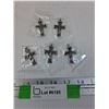 Image 1 : (5) Necklace Pendants: Crosses w/Trees