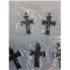 Image 2 : (5) Necklace Pendants: Crosses w/Trees