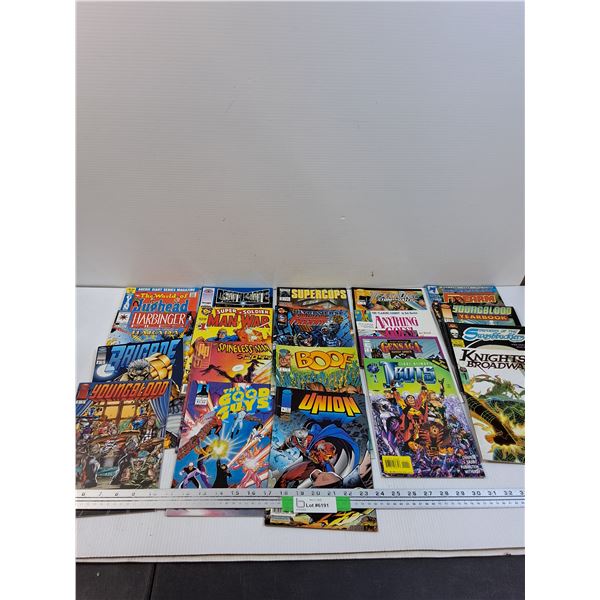 (25) Comicbooks: Jughead, Brigade, Youngblood, Misc