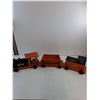 Image 2 : (3) Wooden Toy CN Train Car Set - Pickup Preferred