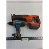 Image 1 : Black + Decker Reciprocating Cordless Saw, Makita Cordless Drill - No Battery - Both Untested, As is