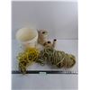 Image 1 : Pail of Assorted Rope & Twine