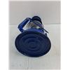 Image 3 : Vintage Blue Kerosene Lantern - 11.5" Tall - Pickup Only
