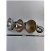 Image 1 : (3) Aluminum Heat-Lamp Shades - 10" Dia x 6" High - Tested