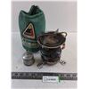 Image 1 : Coleman "Feather 400" Portable Single Burner Camp Stove w/Funnel & Tote Bag