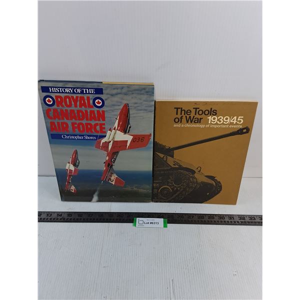 (2) Books (RCAF, Tools of WWII)