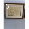 Image 2 : Framed Poem With Butterflies 15."x13" Picture Frame 16"x14", Dustpan