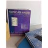 Image 3 : Various Books- (3) The Merriam-Webster Books, Statistics  For Managers, Heath Chemistry, Biology