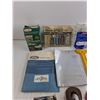 Image 2 : Fiberglass Cloth, Drum Brake Hardware Kit, Liquid Hardener, Tachometer, Oil Pressure Gauge, Misc
