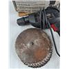 Image 4 : 7" Circular Saw Blades, Sears 3/8" Drill, Powers On, As Is, Miter Box, Garden Pourer, Taillight