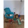 Image 1 : *Plastic Storage Tote 21" x 15" x 12", Flexible Funnel, Knee Pad, Garden Tools, Furniture Cover