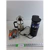 Image 1 : Coffee Press/ Electric Coffee Grinder - Powers On