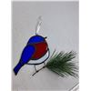 Image 4 : "West Bend - The Poppery"  Hot Air Popcorn Popper (Powers On)/ Stained Glass Bird Hanging Ornament