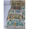 Image 2 : (14) Saskatchewan License Plates Assortment  1970 - 2003