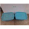 Image 2 : **(2) Rubbermaid Roughneck Plastic Storage Totes with Lids - Both 24" x 16" x 12", Cannot Ship