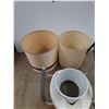 Image 2 : *(2) Lamp Shades 15" x 15" , Toilet Seat Riser with Handles, Adjustable Frame , Cannot Ship