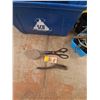 Image 2 : *Plastic Storage Tote 20" x 15" x 13", Chalk Line, Mouse Trap, Metal Brush, Metal File, Misc