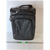 Image 1 : Graham Leather Style Rolling Suitcase 14" x 8.75" x 23", Cannot Ship