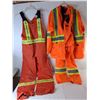 Image 3 : (4) Reflective/Work Coveralls & Jacket- Small