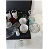 Image 2 : (3) Sterilite Nesting Bowls with Lids Up to 12.5", Candleholders, Vases, Misc.