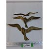 Image 1 : (3) Brass Bird Decor - Various