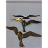 Image 2 : (3) Brass Bird Decor - Various