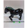 Image 1 : Blue Mountain Style Clydesdale Horse Figurine - 13" x 9"