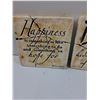 Image 2 : (3) Mantra Ceramic Decor - Each 8" x 8"