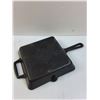 Image 4 : Cast Iron Artisanal Grilling Square Pan - 9" Pan