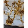 Image 2 : * Brass Candleabra - Some Wear - 24" x 28"  - CANNOT SHIP