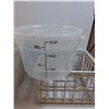 Image 2 : Storage Tote (No Lid), 12qt Plastic Bowl w/Lid, Crate - CANNOT SHIP