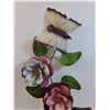Image 2 : Metal Floral & Butterfly Decor - 33" x 14" - Pick-Up Preferred