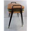 Image 2 : (3) Vintage Stack Stools - 17x13x18" Each - Pickup Only