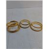Image 2 : (3) Pairs of Costume Jewelry Bangles