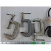 Image 2 : 3 1/2" C Clamps, Battery Hydrometer, Hinges