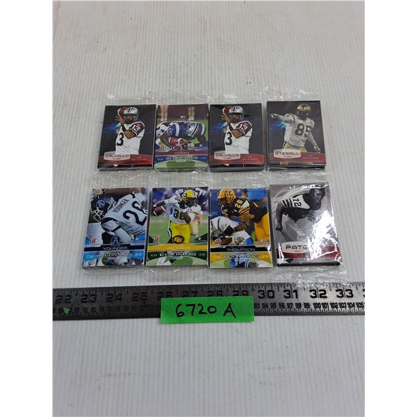 (8) Sealed Packs of CFL Stars Collector Cards