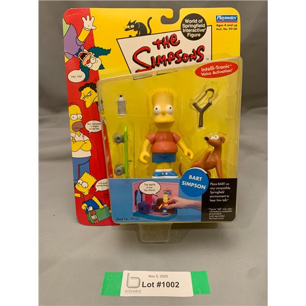 The Simpson's Vintage Rare Series 1 Bart Simpson Sealed NIB Figurine