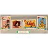 Image 1 : (4) Vintage Series 1 Disney Collectors Cards