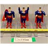 Image 1 : (3) 1997 Vintage Burger King Kids Club DC Comics Superman Toy Figurines Marked