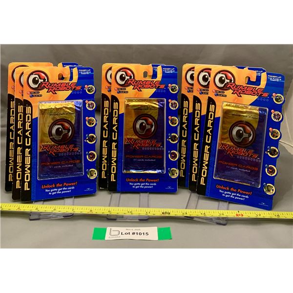 (8) Trendmasters From 2001 Rumble Robots Invasion Power Cards All NIB