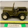 Image 1 : Vintage TONKA Green Army JEEP 6" Long Pressed Steel