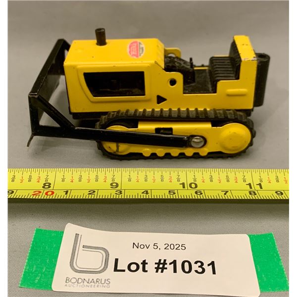 Vintage TONKA Caterpillar Bull Dozer 1970's Pressed Steel Toy