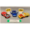 Image 1 : (3) Vintage Majorette Die-Cast Cars & 2X Racing Props