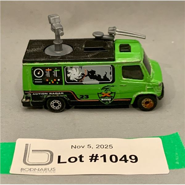Vintage rare Matchbox Storm Trackers / Action Radar TV News 1989 Van