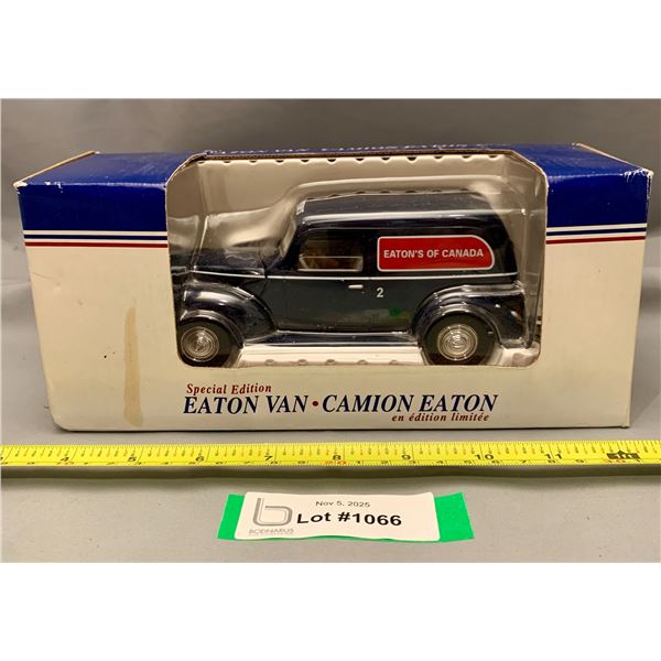 Vintage 1940 Die-Cast Ford Delivery Sedan Eaton's Van / Liberty Classics - NIB