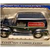 Image 2 : Vintage 1940 Die-Cast Ford Delivery Sedan Eaton's Van / Liberty Classics - NIB