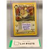 Image 1 : POKEMON - Rare Vintage Raichu Team Rocket Secret Rare Holo #83/82