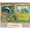 Image 1 : POKEMON - (2) Venusaur ex & Bulbasaur Reverse Holo / Holo Cosmos Cards