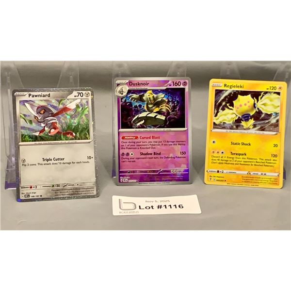 POKEMON - (3) Reverse Holo / Cosmos Pokeball Cards