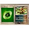 Image 2 : POKEMON - (5) 3x 151 Swirl Holo Energy Cards & 2x Brute Bonnet Holo Cards